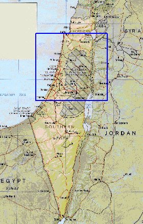 Administrativa mapa de Israel