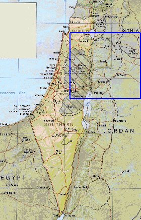 Administrativa mapa de Israel