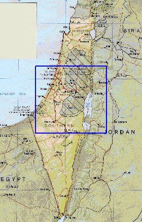 Administrativa mapa de Israel