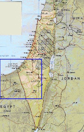 Administrativa mapa de Israel