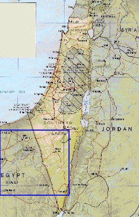 Administrativa mapa de Israel