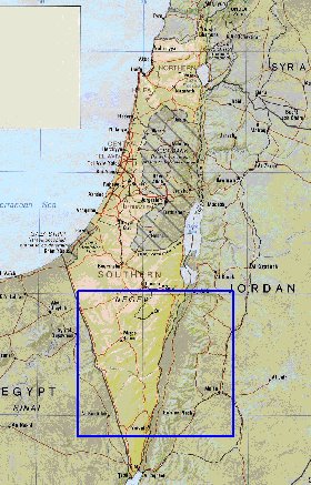 Administrativa mapa de Israel