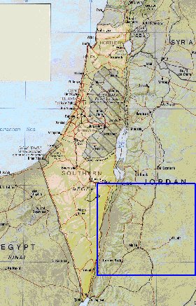 Administrativa mapa de Israel