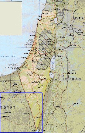 Administrativa mapa de Israel