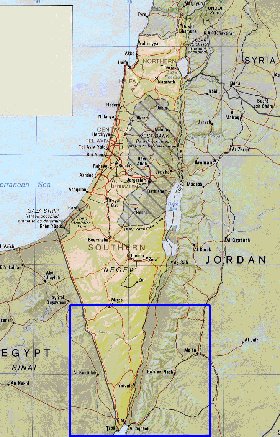 Administrativa mapa de Israel